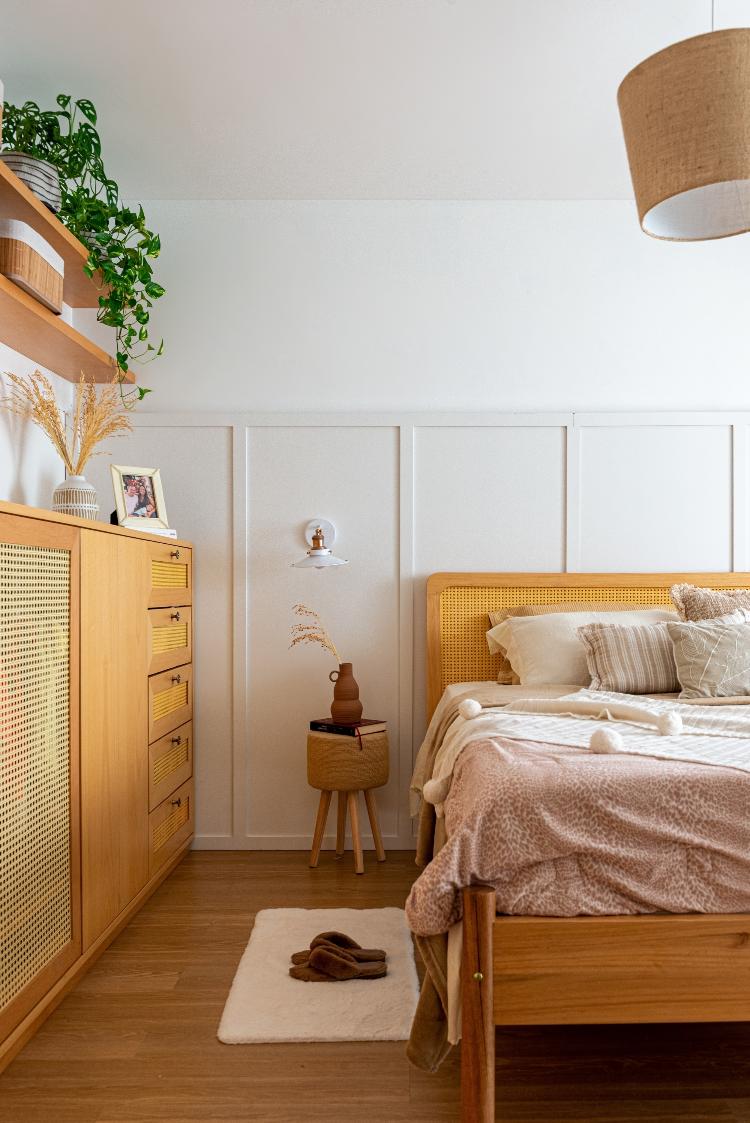 No quarto de Djanira, mais tons claros e aconchego - O Projeto em Imagens/Divulgação - O Projeto em Imagens/Divulgação