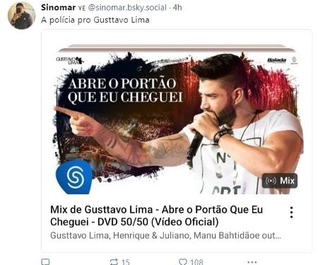 Mandado de prisão contra Gusttavo Lima vira piada nas redes sociais