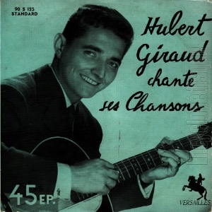 Capa do disco "Chante des Chansons", de Hubert Giraud - Reprodução