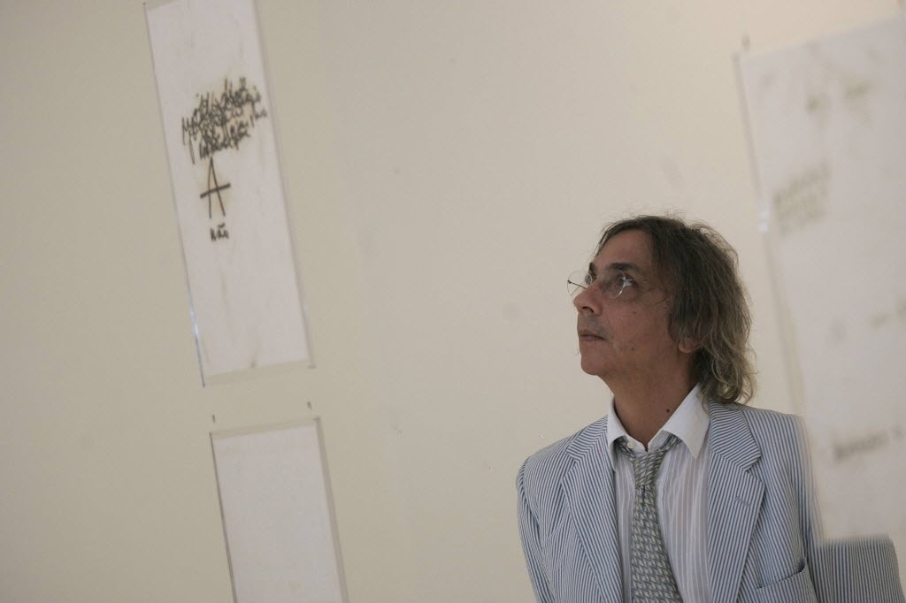 O artista plastico Tunga na inauguracao da exposicao MONOTIPIAS de Mira Schendel, na galeria Millan, em 2009 - Mastrangelo Reino/Folhapress