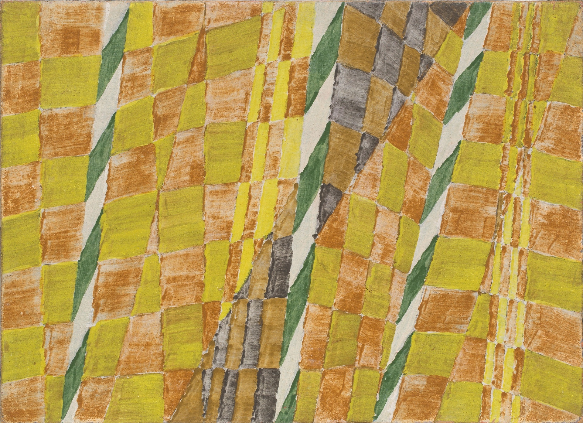 Obra da exposição ?Volpi - pequenos formatos? - Divulgação