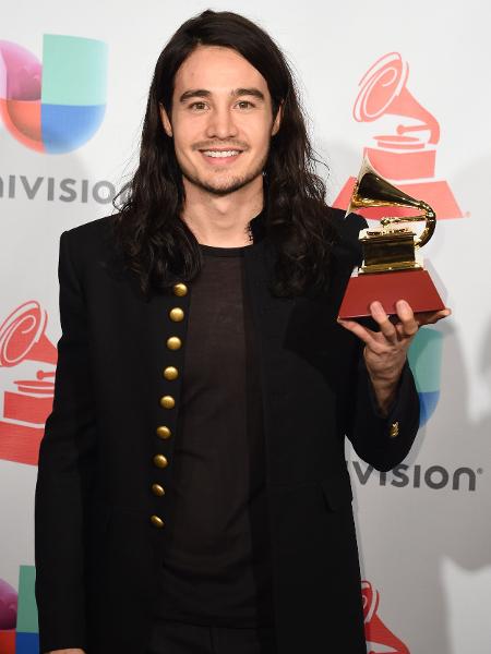 Em novembro de 2017, Tiago Iorc ganhou Grammy Latino de melhor álbum pop contemporâneo em língua portuguesa - Valerie Macon/AFP Photo
