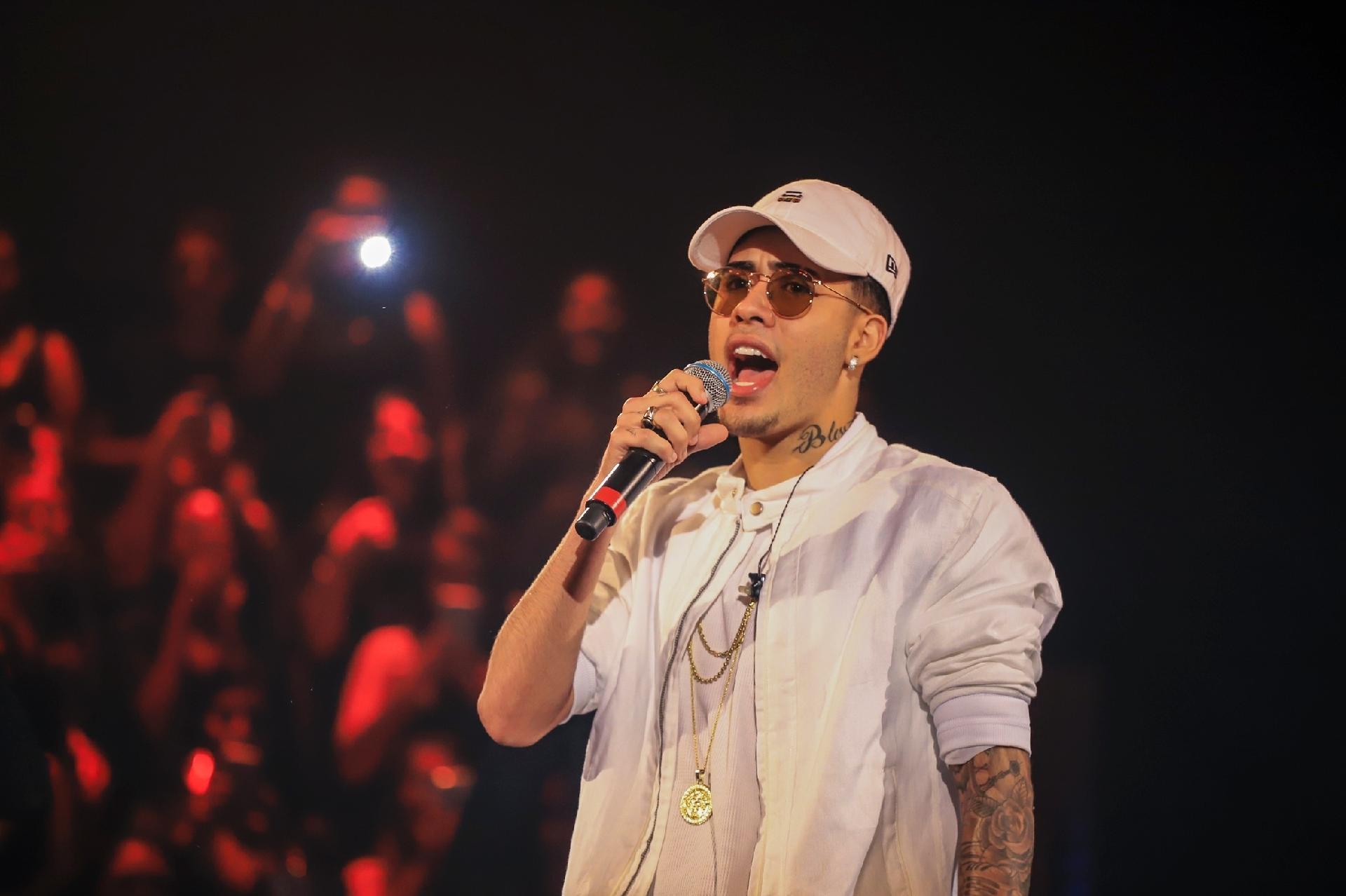 MC Kevinho no "Caldeirão de Ouro" - Paulo Belote/TV Globo