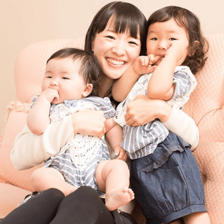 Marie Kondo e as filhas - Reprodução/Instagram