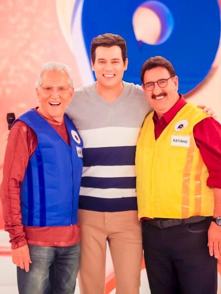 Carlos Alberto de Nóbrega, Celso Portiolli e Ratinho - Beatriz Nadler/SBT - Beatriz Nadler/SBT