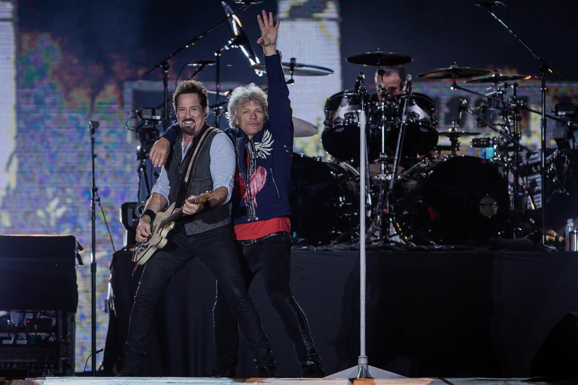 Bon Jovi se apresenta no palco Mundo no Rock in Rio 2019 - Eduardo Anizelli/Folhapress