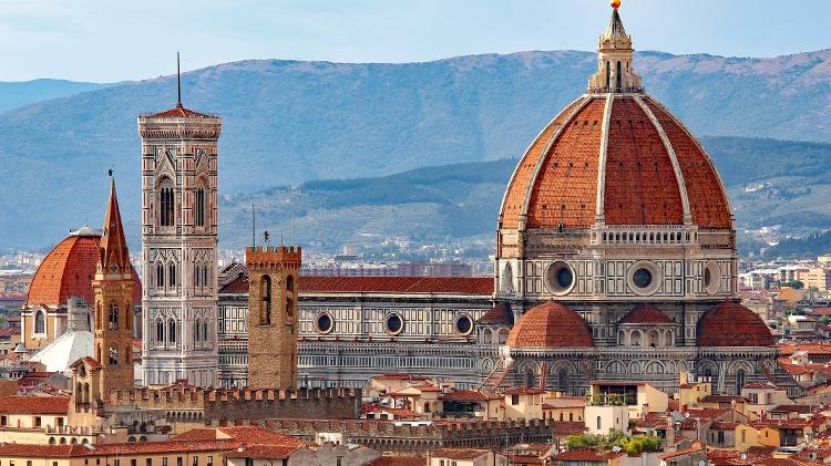 A Catedral de Santa Maria del Fiore, o "Duomo" de Florença, na Itália - Getty Images/iStockphoto