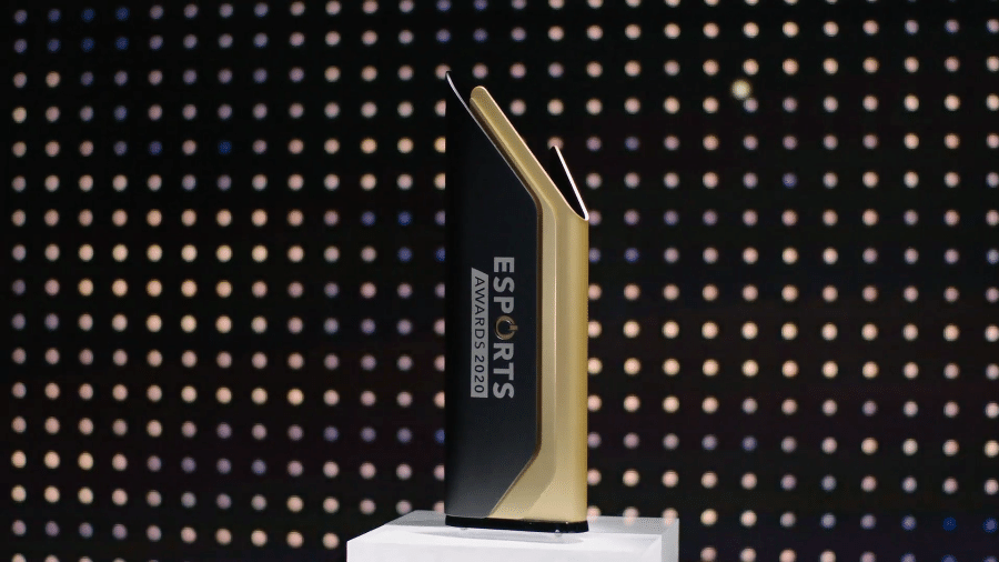 Troféu do eSports Awards em 2020 - Divulgação