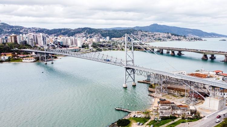 Ponte Hercílio Luz, em Florianópolis - Cristiano Andujar/Prefeitura de Florianópolis - Cristiano Andujar/Prefeitura de Florianópolis