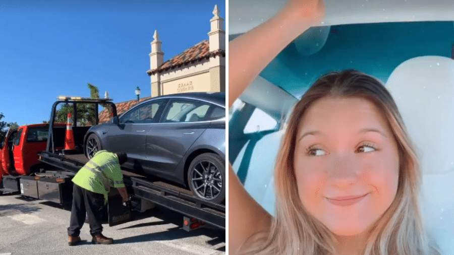 Filha de Gugu, Marina Liberato teve o carro guinchado na Flórida (EUA) após bateria descarregar - Reprodução/Instagram