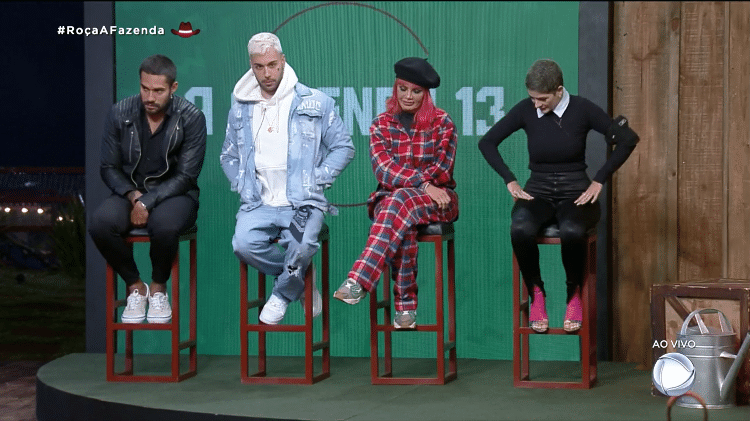 A Fazenda 2021: Bil, Gui, Valentina e Lary na quinta roça - Reprodução/Playplus - Reprodução/Playplus