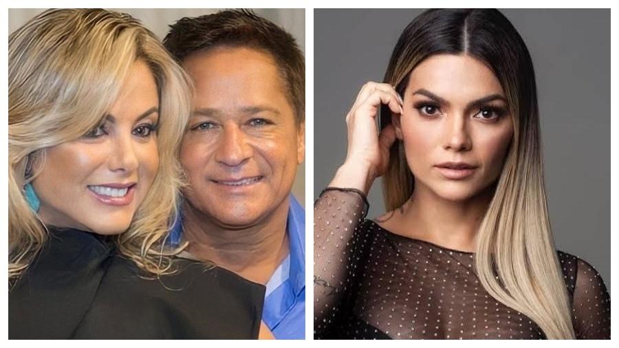 A jornalista Poliana Rocha já admitiu que foi traída pelo marido Leonardo, e Kelly Key falou sobre as infidelidades do ex, Latino - Reprodução