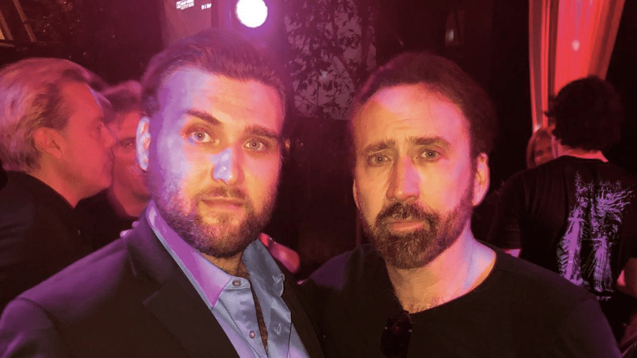 Weston Cage Coppola e o pai, o ator Nicolas Cage - Reprodução / Instagram