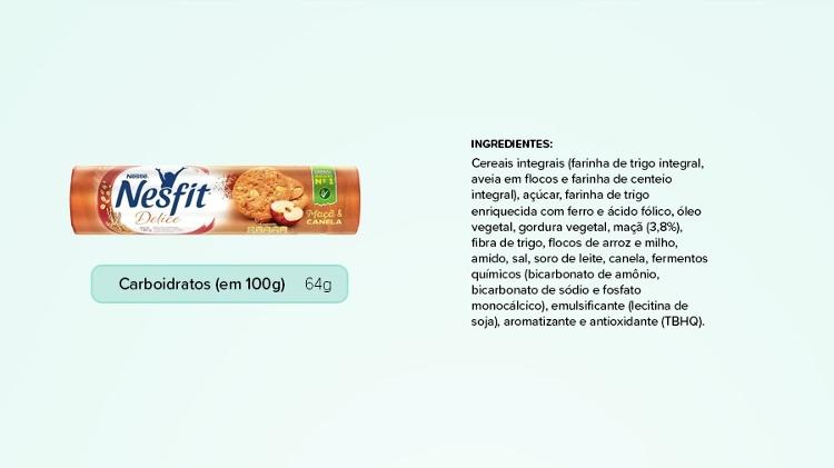 Tanto os biscoitos quanto os cereais Nesfit são basicamente fontes de carboidratos