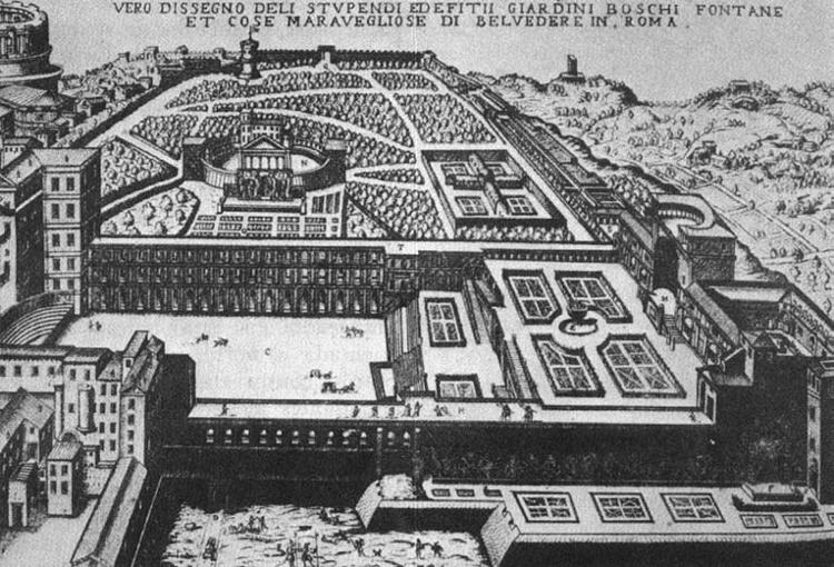 Bramante, Cortile del Belvedere (Vaticano), 1506. Bramante, Cortile del Belvedere (Vaticano), 1506.