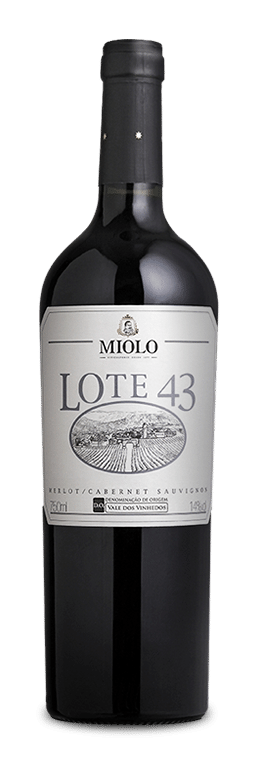 Vinho Lote 43, da vinícola Miolo - undefined