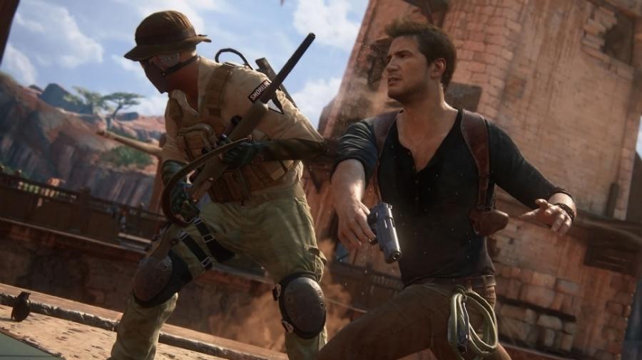"Uncharted 4: A Thief"s End" é um dos games da promoção da PS Store, que vai até o próximo dia 16 - Divulgação