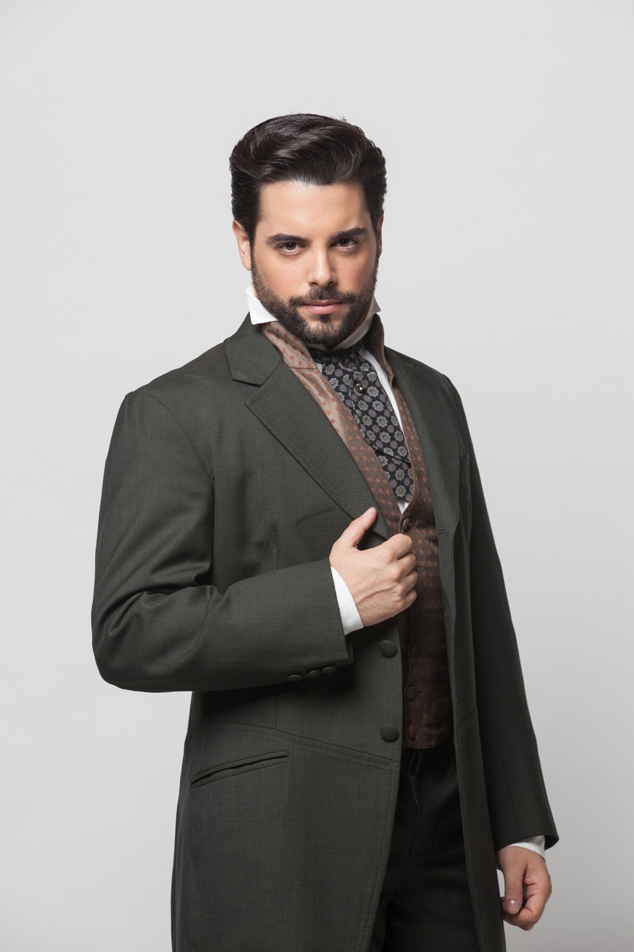 Ator português Pedro Carvalho é Miguel Sales em Escrava Mãe", da Record - Edu Moraes/Rede Record