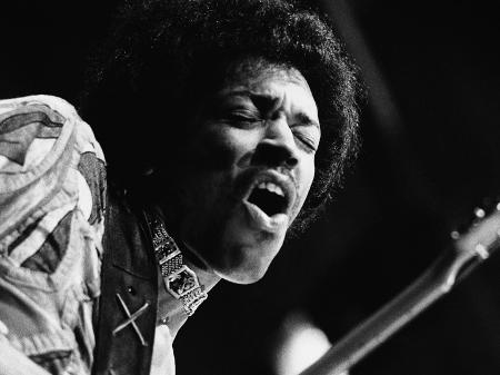 O guitarrista Jimi Hendrix - Reprodução