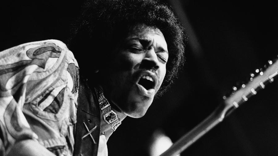 O guitarrista Jimi Hendrix - Reprodução