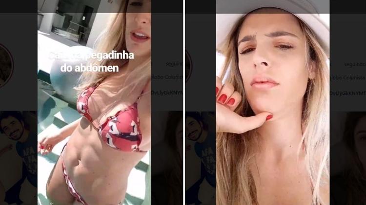 Rafa Brites diz que engordou e que 'gominhos' no abdômen são de sua genética - Reprodução/Instagram - Reprodução/Instagram