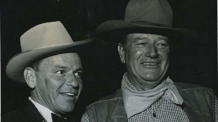 Sinatra e John Wayne - Reprodução - Reprodução