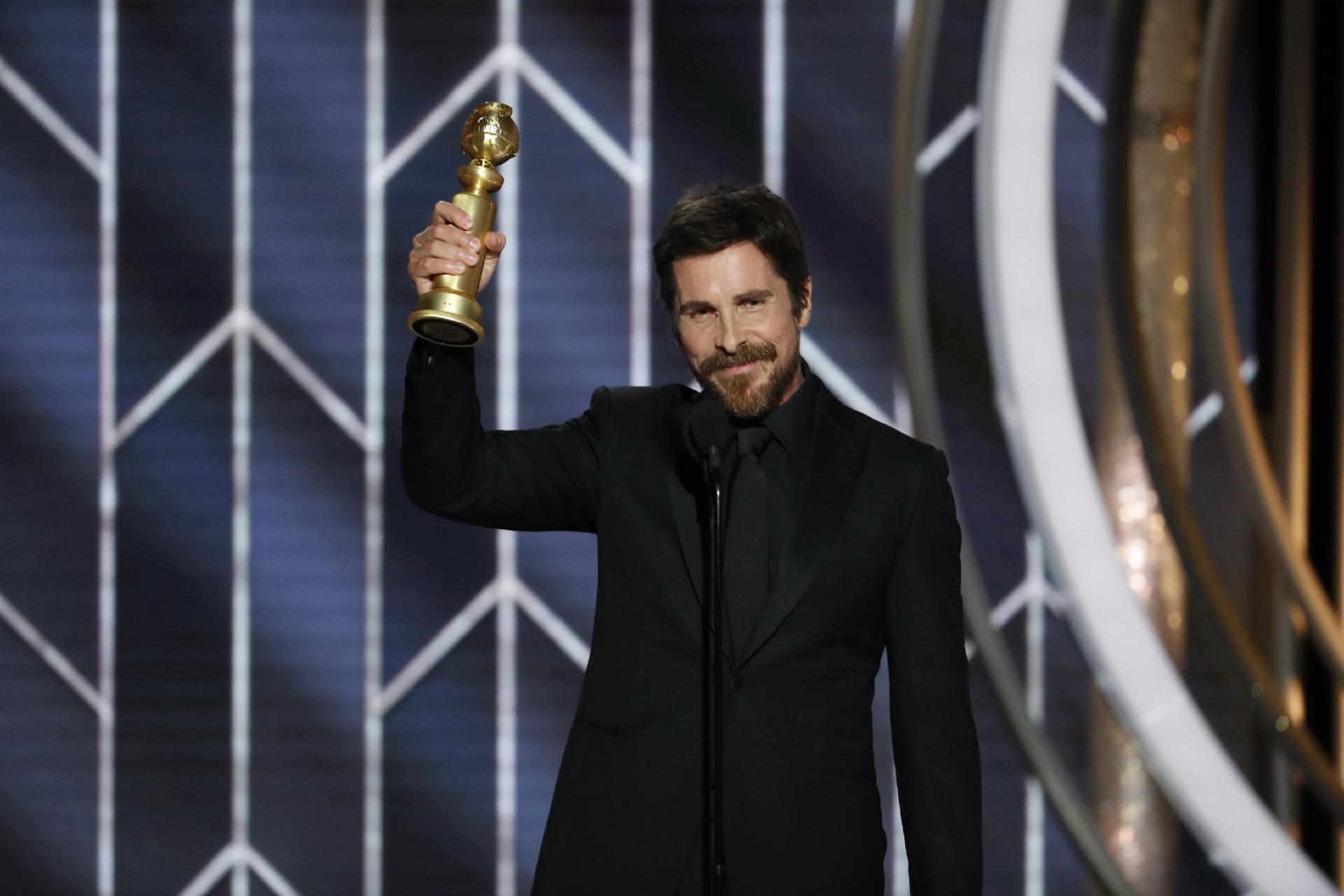 Christian Bale aceita Globo de Ouro por "Vice" - Paul Drinkwater/NBC Universal/Reuters