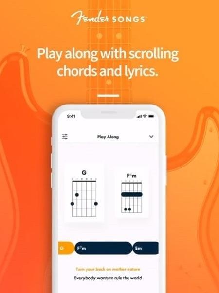 O app leva o nome de Fender Songs - Reprodução/Instagram