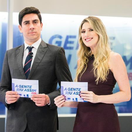 Marcelo Adnet e Dani Calabreza - Victor Pollak / TV Globo - Victor Pollak / TV Globo