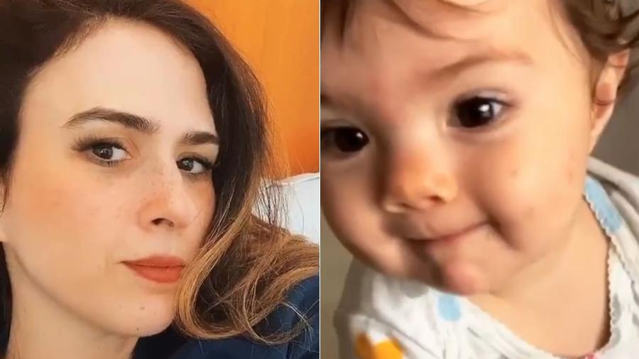 Tatá Werneck mostrou vídeo da filha, Clara Maria, com o pai da criança, Rafa Vitti - Reprodução/Instagram
