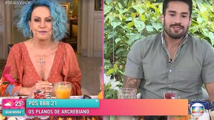 Ana Maria e Bil - Reprodução/TV Globo - Reprodução/TV Globo