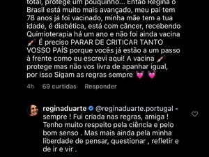 Regina Duarte - Reprodução/Instagram - Reprodução/Instagram