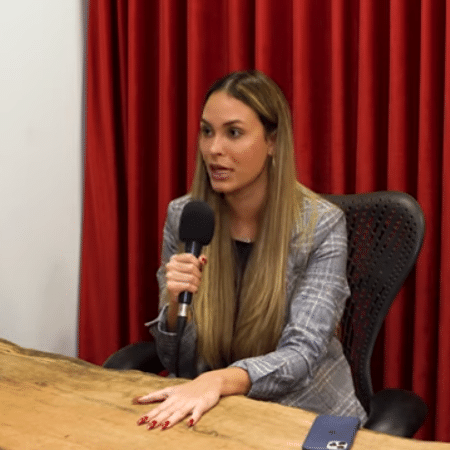 Sarah Andrade em entrevista ao "Jota Jota" - Reprodução/YouTube