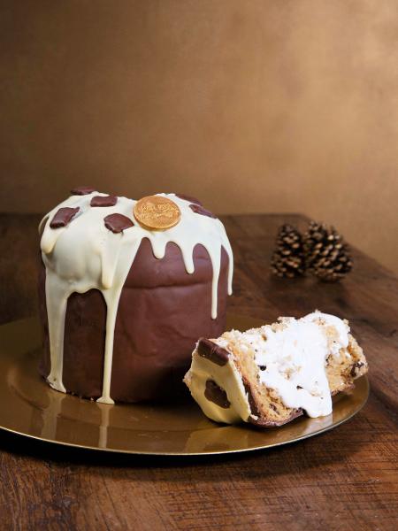 Panetone da Pati Piva relembra a guloseima americana s"more, com biscoito e marshmallow - Maíra Prieto