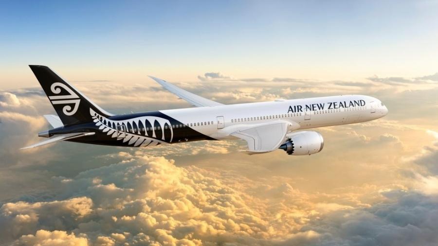 Em ranking divulgado pela AirlineRatings.com, a companhia aérea Air New Zealand, da Nova Zelândia, liderou a lista  - Divulgação