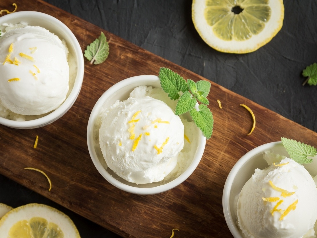 'Frozen iogurt' de limão é sobremesa prática e leve para o verão