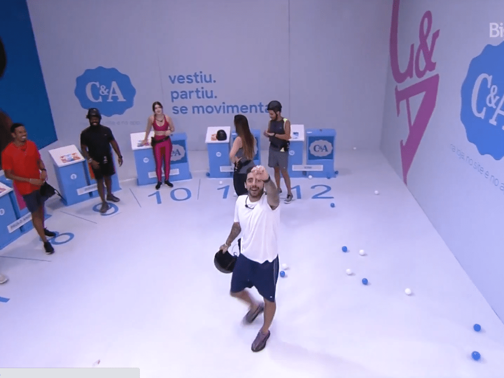 Pedro Scooby faz prova em menos de 30 segundos e é o 7° líder do BBB 22