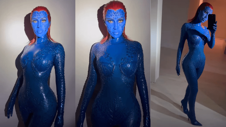 Kim And Kourtney Kardashian Matched In Head-to-Toe Latex In Paris | Marie Claire - Foto 11