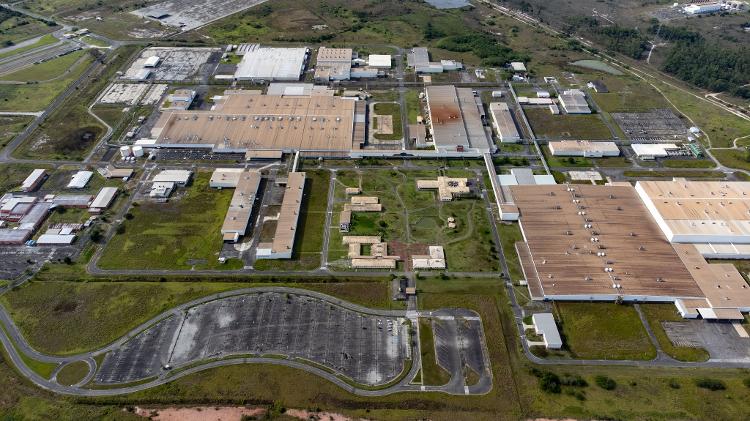 Apesar de bem conservado, o Complexo Industrial Ford Nordeste, em Camaçari, não tem mais maquinário da linha de produção