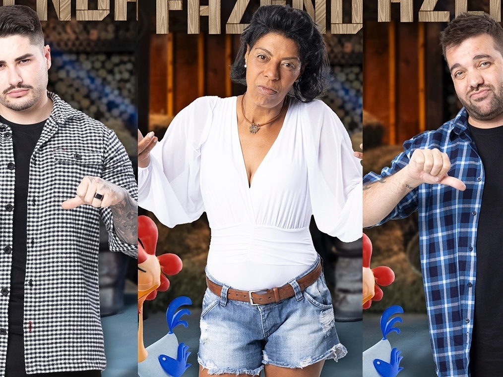 Enquete A Fazenda 15: Cezar, Jaquelline ou Nadja, quem se livra da 11ª  Roça? Vote em quem vai ganhar a Prova do Fazendeiro quarta, 06/12