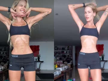 Yasmin Brunet mostra corpo após perder 14 kg e é criticada: 'Desnutrida'