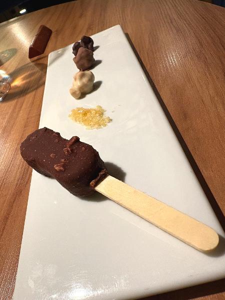 Popcorn and ice cream, sobremesa do novo menu do Evvai