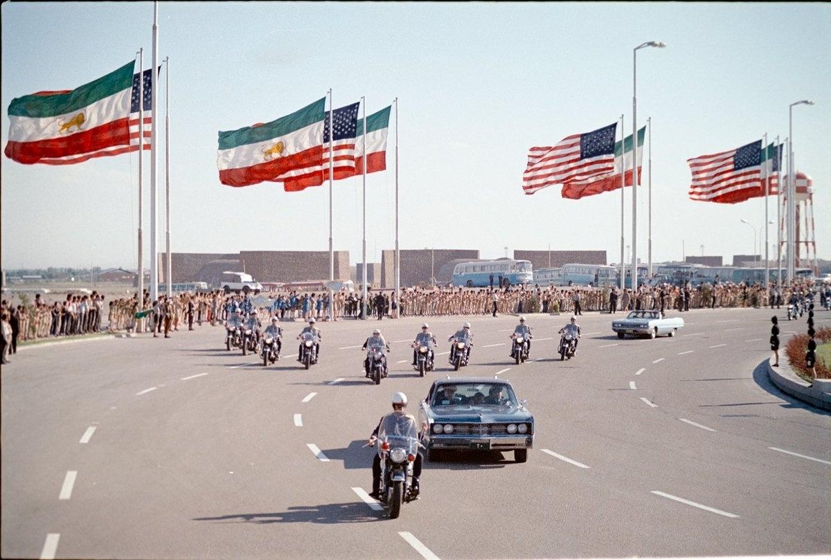 Visita do presidente norte-americano Richard Nixon ao Irã, em 1972 - undefined