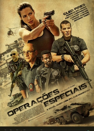 Pôster do filme "Operações Especiais", com Cleo Pires e Thiago Martins - Divulgação - Divulgação