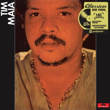 Capa do disco "Tim Maia", de 1970. Polysom relançou primeiros álbuns da carreira do cantor no formato vinil - Divulgação - Divulgação