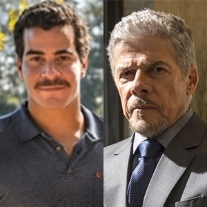 Tião Bezerra em 1995 e atualmente - Divulgação/Globo - Divulgação/Globo