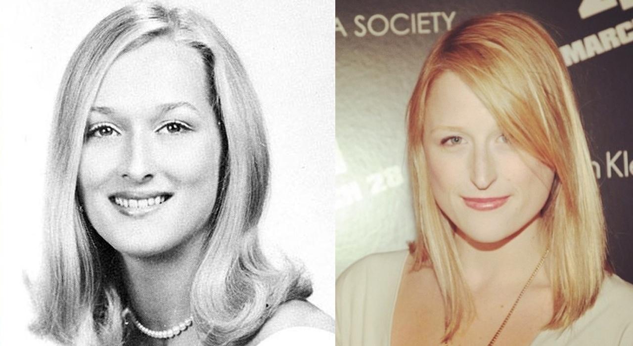 Mamie Gummer não tem como negar de quem é filha já que é igualzinha a mãe, Meryl Streep, quando era jovem - Reprodução/Fashionnstyle  Instagram mamiegummer_