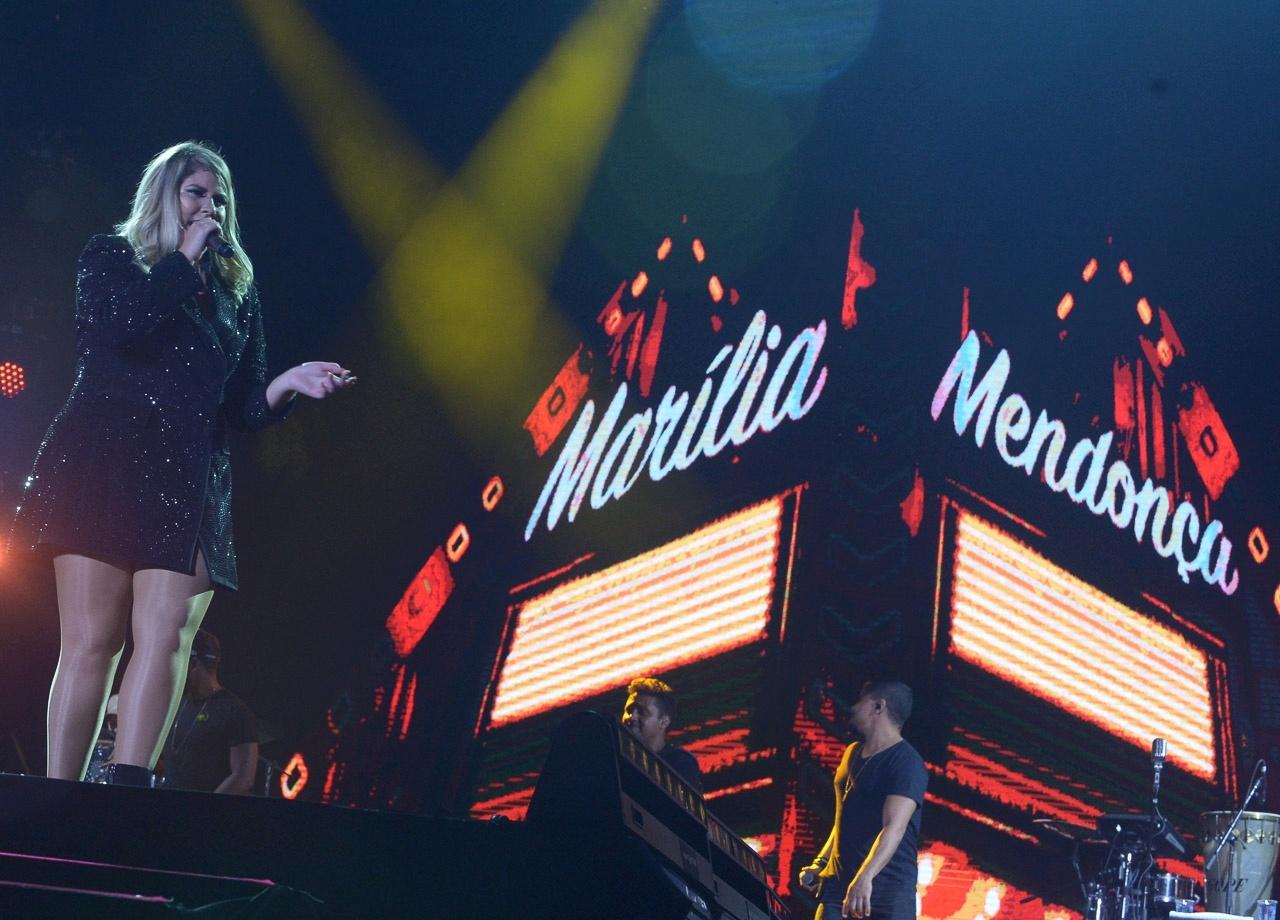 Marília Mendonça cantou em festival realizado em São Paulo - Imagem/AgNews
