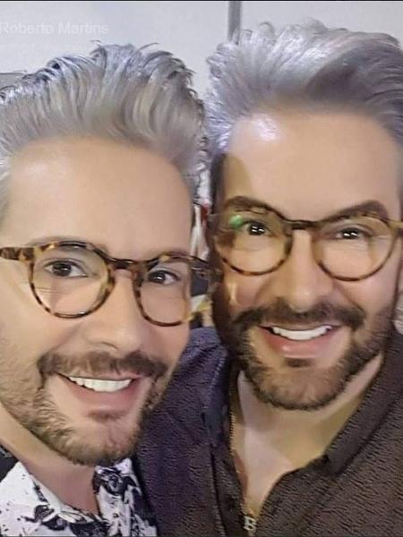 Roberto e Mauricio Martins, cabeleireiros gêmeos que fizeram sucesso nos anos 90 na TV - Reprodução / Facebook