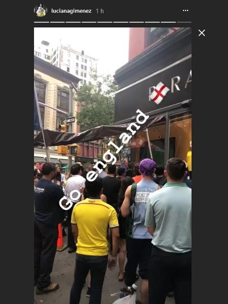 Luciana Gimenez torce pela Inglaterra na Copa do Mundo - Reprodução/Instagram/lucianagimenez - Reprodução/Instagram/lucianagimenez